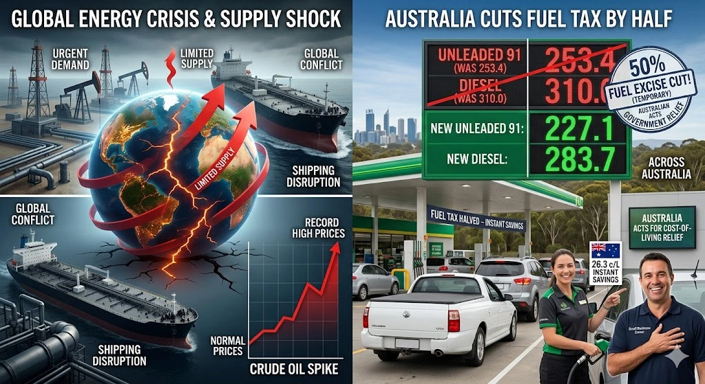 australia fuel tax cut