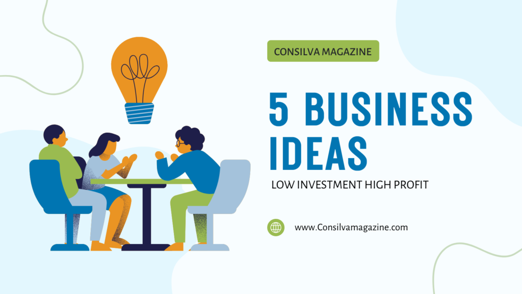  low investment business ideas for beginners
