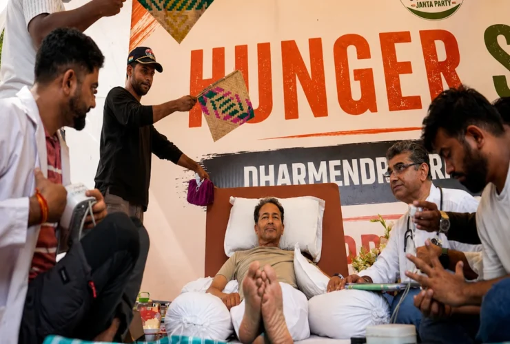 sonam wangchuk hunger strike