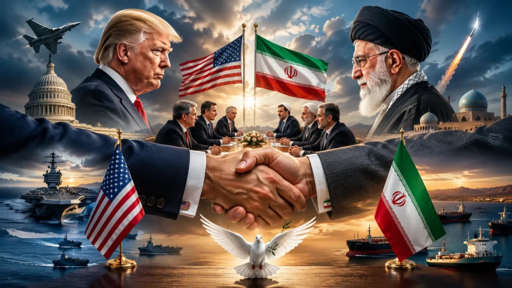 Trump Cancels Massive Iran Strikes, Says Talks Begin Monday