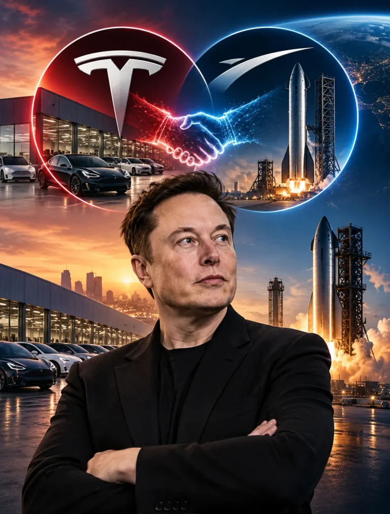 Tesla SpaceX merger